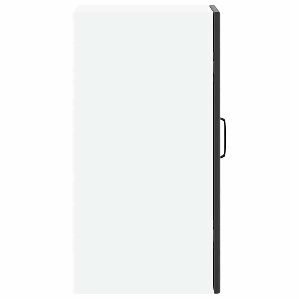 vidaXL Kitchen Wall Cabinet Lucca Black Engineered Wood