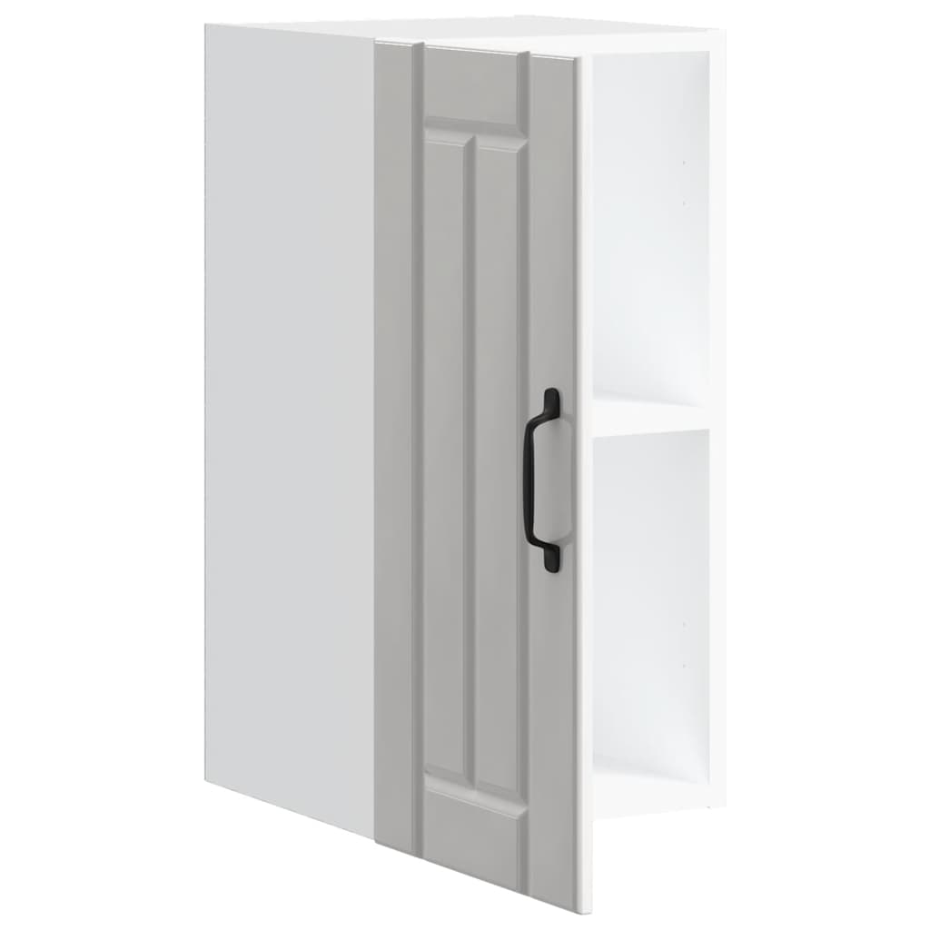 vidaXL Kitchen Wall Cabinet "Lucca" High Gloss White Engineered Wood