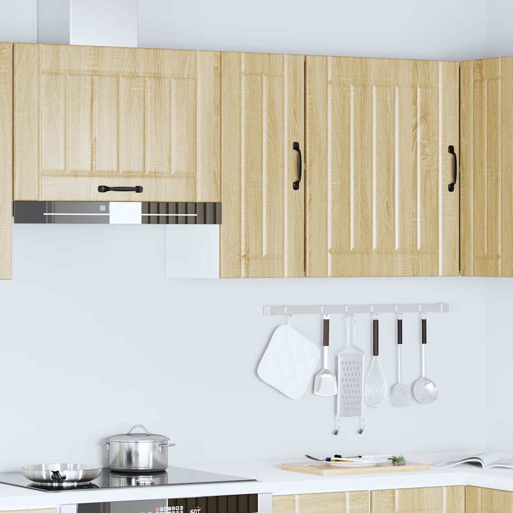 vidaXL Kitchen Wall Cabinet "Lucca" Sonoma Oak Engineered Wood