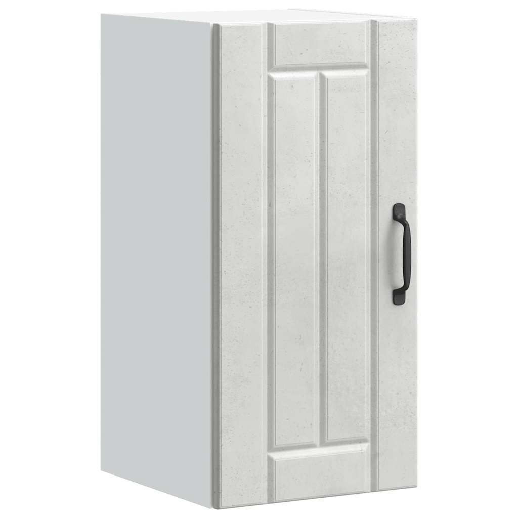 vidaXL Kitchen Wall Cabinet "Lucca" Concrete Grey Engineered Wood