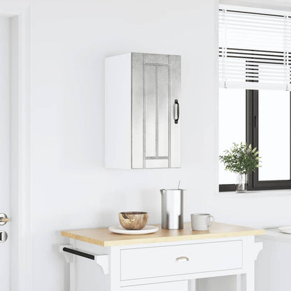 vidaXL Kitchen Wall Cabinet "Lucca" Concrete Grey Engineered Wood