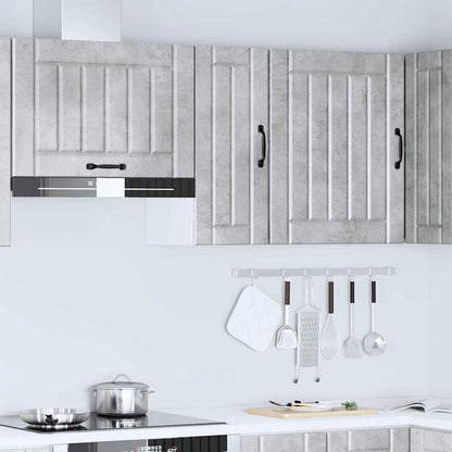 vidaXL Kitchen Wall Cabinet Lucca Concrete Grey Engineered Wood