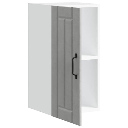vidaXL Kitchen Wall Cabinet "Lucca" Concrete Grey Engineered Wood