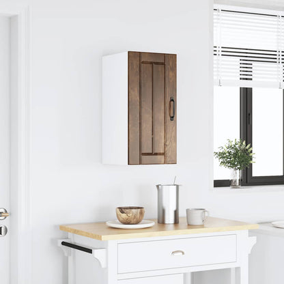 vidaXL Kitchen Wall Cabinet "Lucca" Smoked Oak Engineered Wood