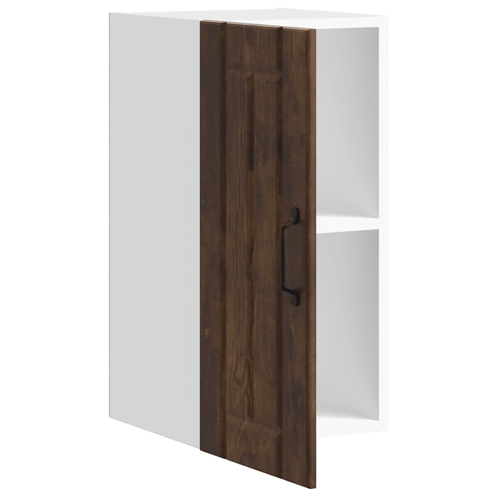 vidaXL Kitchen Wall Cabinet "Lucca" Smoked Oak Engineered Wood