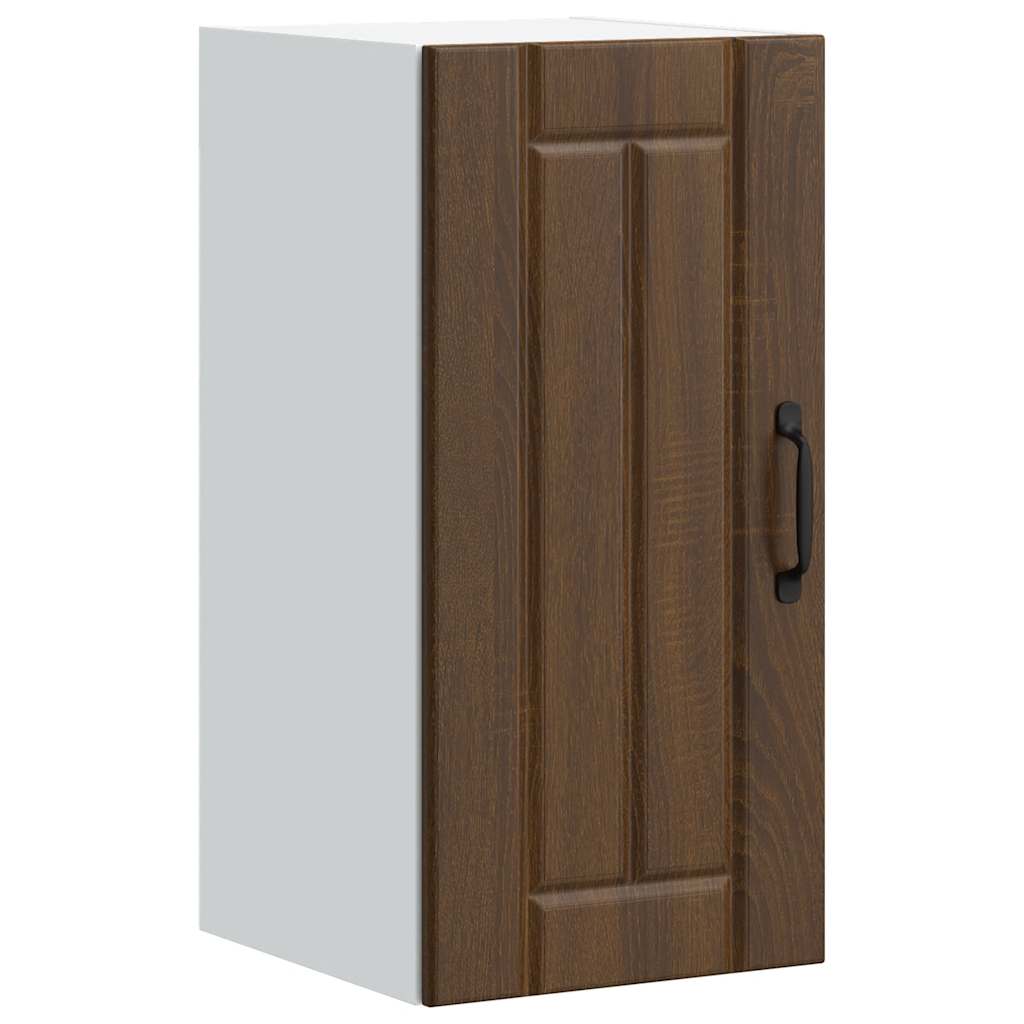 vidaXL Kitchen Wall Cabinet "Lucca" Brown Oak Engineered Wood