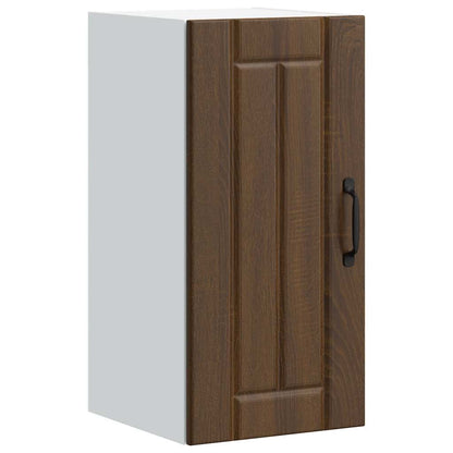 vidaXL Kitchen Wall Cabinet "Lucca" Brown Oak Engineered Wood