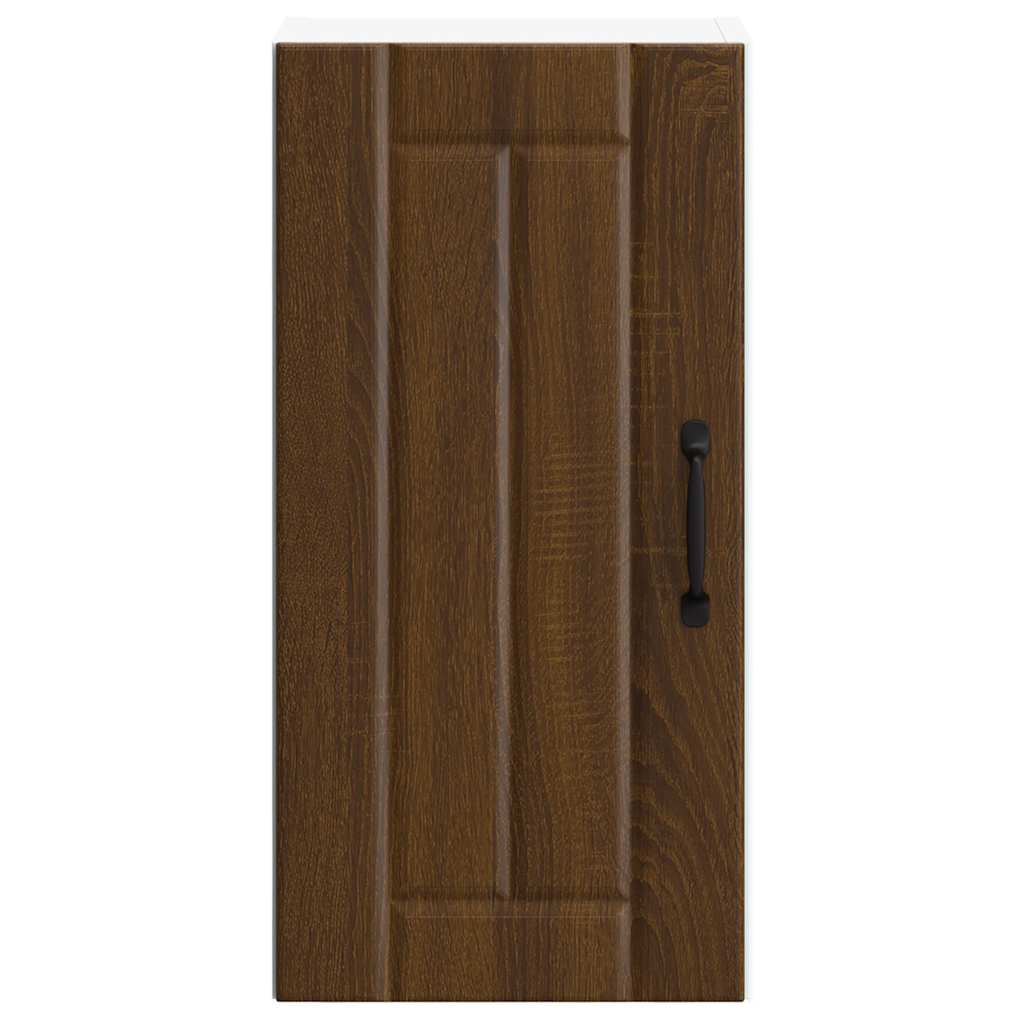 vidaXL Kitchen Wall Cabinet "Lucca" Brown Oak Engineered Wood