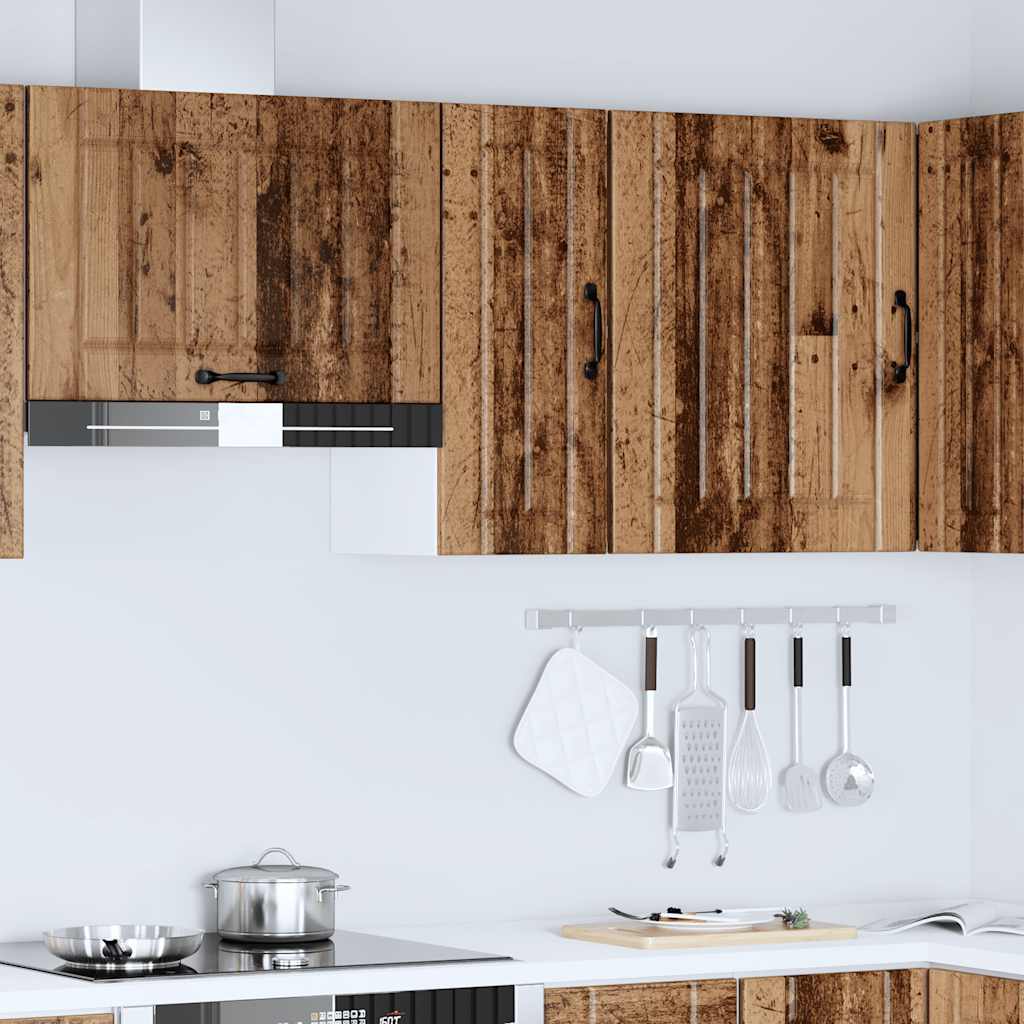 vidaXL Kitchen Wall Cabinet Lucca Old Wood Engineered Wood