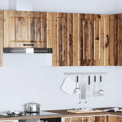 vidaXL Kitchen Wall Cabinet "Lucca" Old Wood Engineered Wood