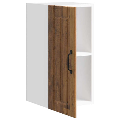 vidaXL Kitchen Wall Cabinet "Lucca" Old Wood Engineered Wood