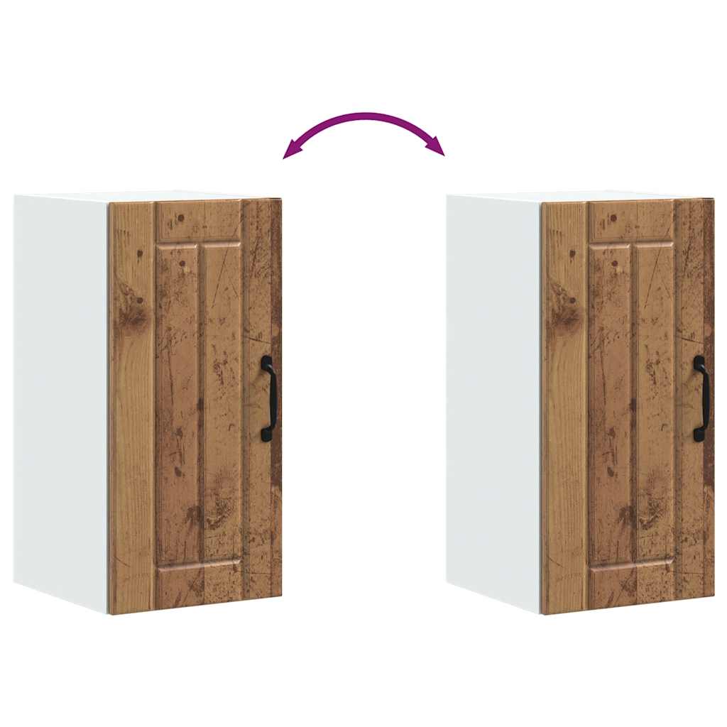 vidaXL Kitchen Wall Cabinet Lucca Old Wood Engineered Wood