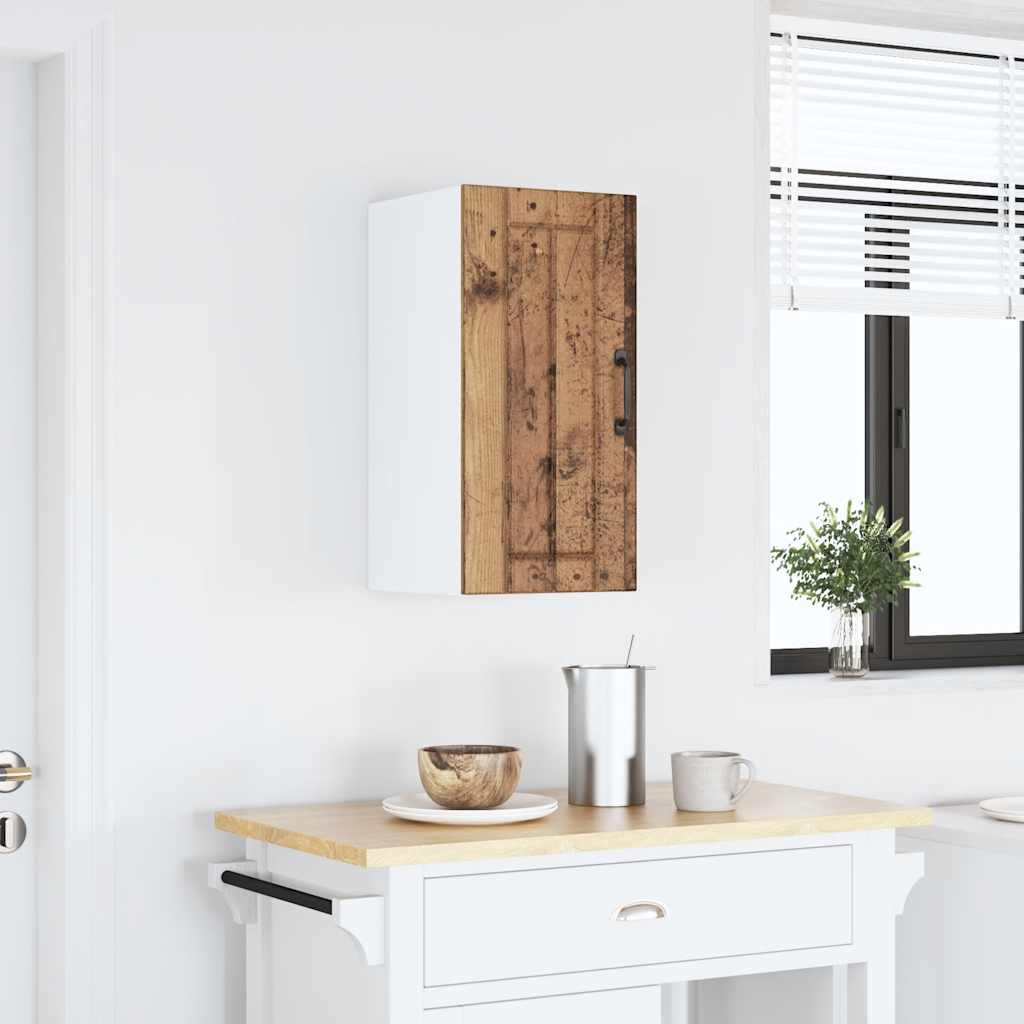 vidaXL Kitchen Wall Cabinet "Lucca" Old Wood Engineered Wood