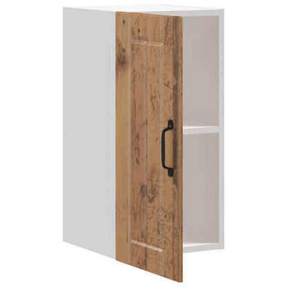 vidaXL Kitchen Wall Cabinet "Lucca" Old Wood Engineered Wood