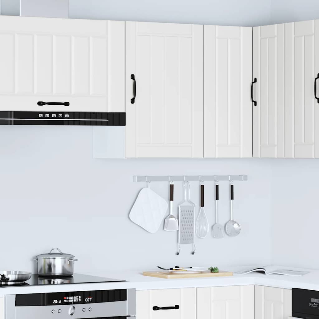vidaXL Kitchen Wall Cabinet "Lucca" White Engineered Wood