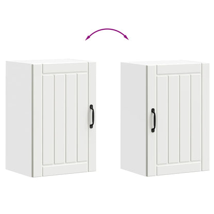 vidaXL Kitchen Wall Cabinet "Lucca" White Engineered Wood