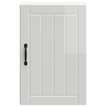 vidaXL Kitchen Wall Cabinet Lucca High Gloss White Engineered Wood