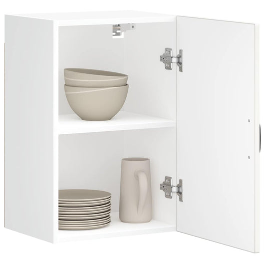 vidaXL Kitchen Wall Cabinet "Lucca" High Gloss White Engineered Wood