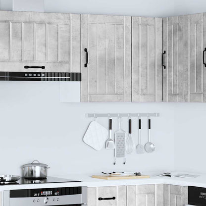 vidaXL Kitchen Wall Cabinet "Lucca" Concrete Grey Engineered Wood
