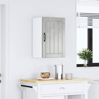 vidaXL Kitchen Wall Cabinet "Lucca" Concrete Grey Engineered Wood