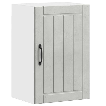 vidaXL Kitchen Wall Cabinet "Lucca" Concrete Grey Engineered Wood