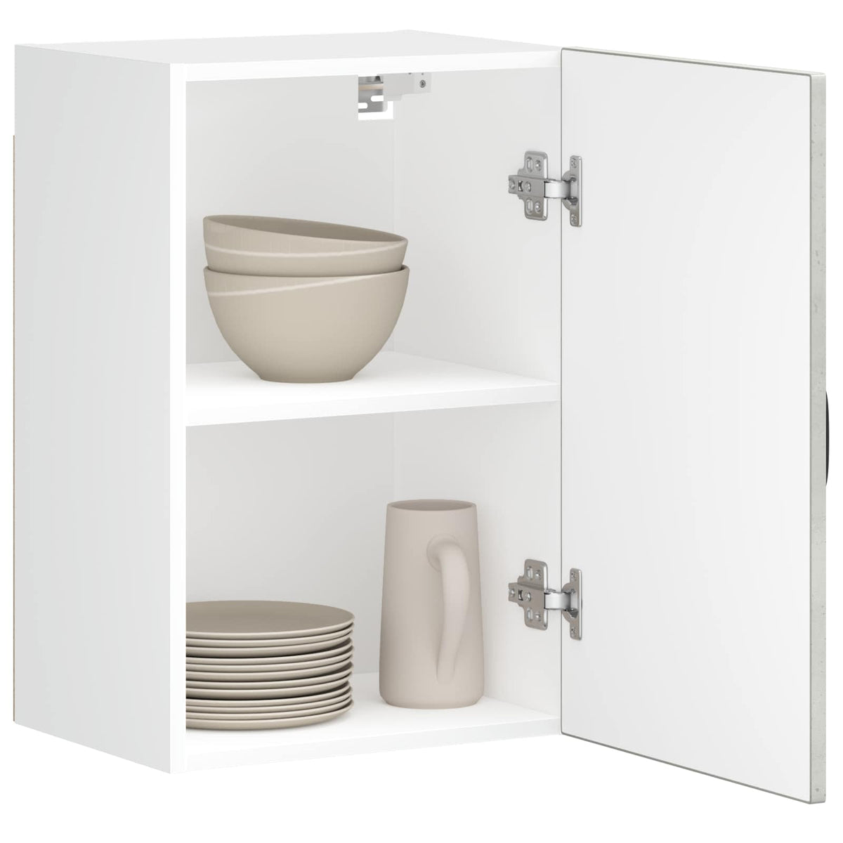 vidaXL Kitchen Wall Cabinet "Lucca" Concrete Grey Engineered Wood