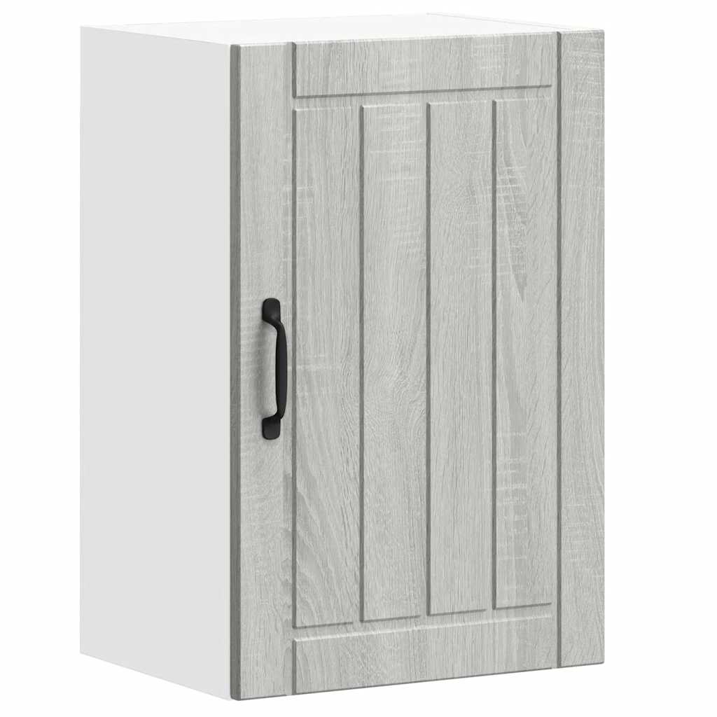 vidaXL Kitchen Wall Cabinet "Lucca" Grey Sonoma Engineered Wood