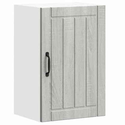 vidaXL Kitchen Wall Cabinet "Lucca" Grey Sonoma Engineered Wood