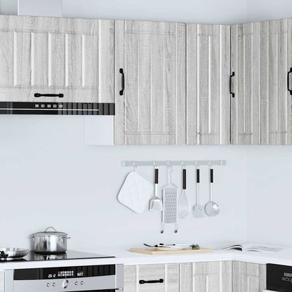 vidaXL Kitchen Wall Cabinet "Lucca" Grey Sonoma Engineered Wood
