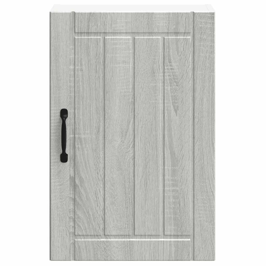 vidaXL Kitchen Wall Cabinet "Lucca" Grey Sonoma Engineered Wood