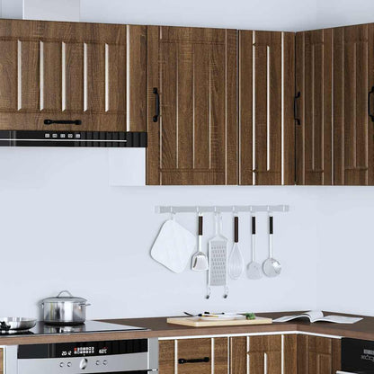 vidaXL Kitchen Wall Cabinet "Lucca" Brown Oak Engineered Wood