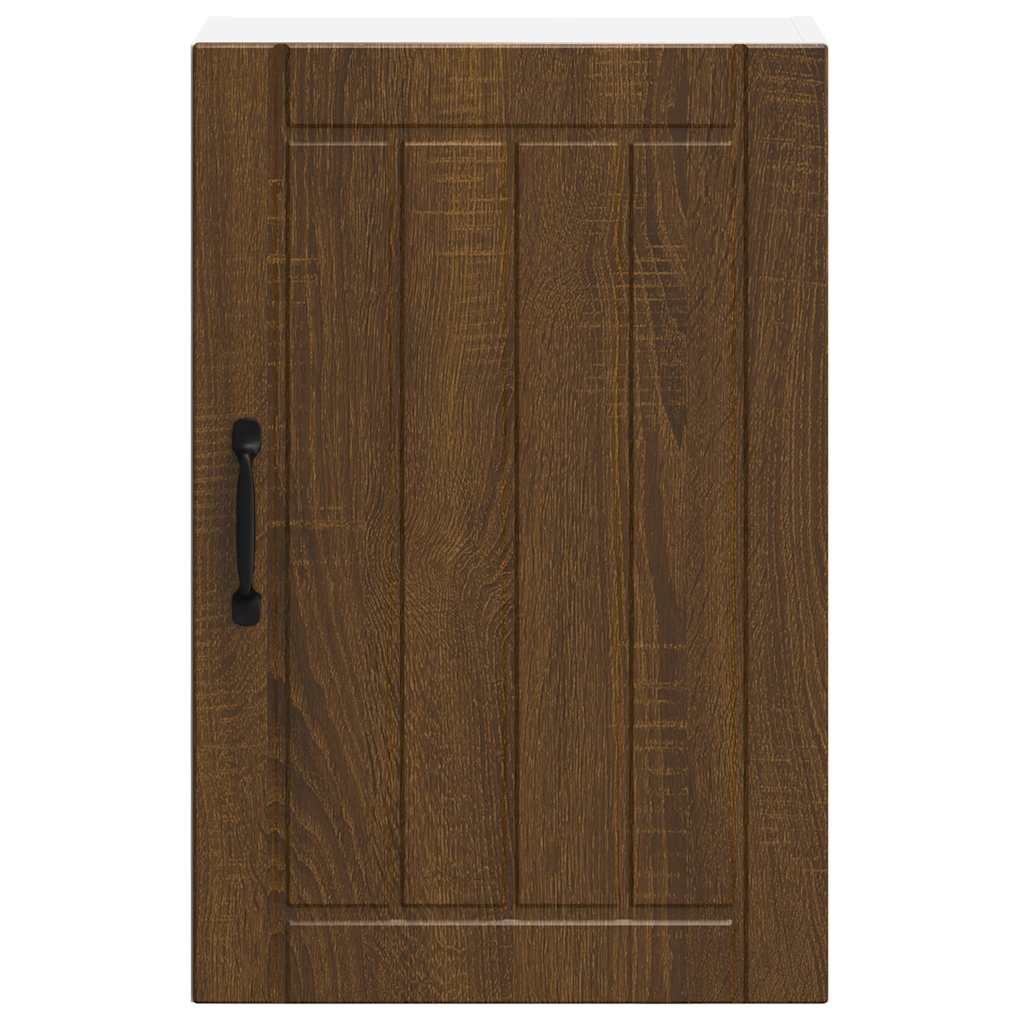 vidaXL Kitchen Wall Cabinet "Lucca" Brown Oak Engineered Wood