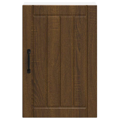vidaXL Kitchen Wall Cabinet "Lucca" Brown Oak Engineered Wood