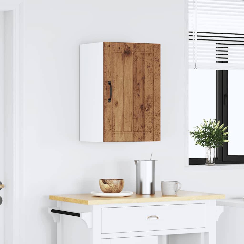 vidaXL Kitchen Wall Cabinet "Lucca" Old Wood Engineered Wood