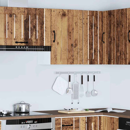 vidaXL Kitchen Wall Cabinet "Lucca" Old Wood Engineered Wood