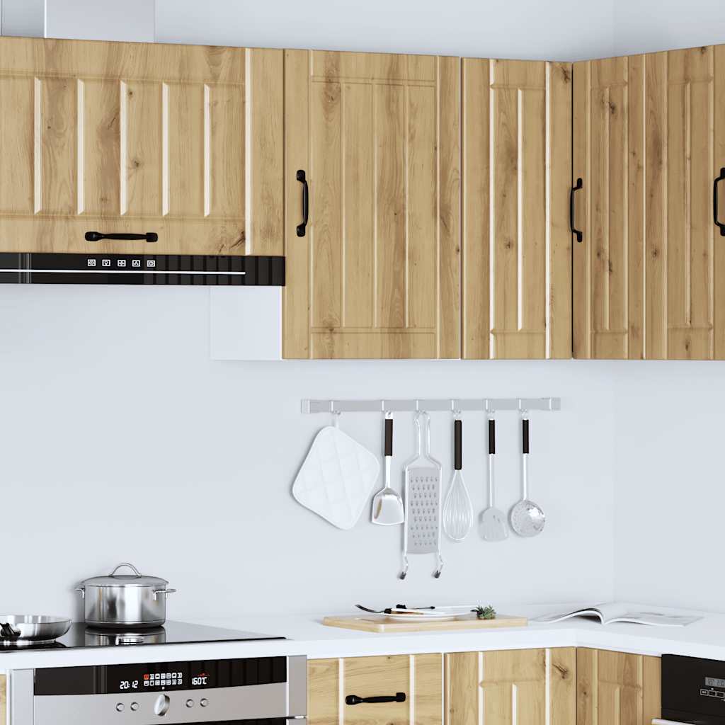 vidaXL Kitchen Wall Cabinet "Lucca" Artisan Oak Engineered Wood