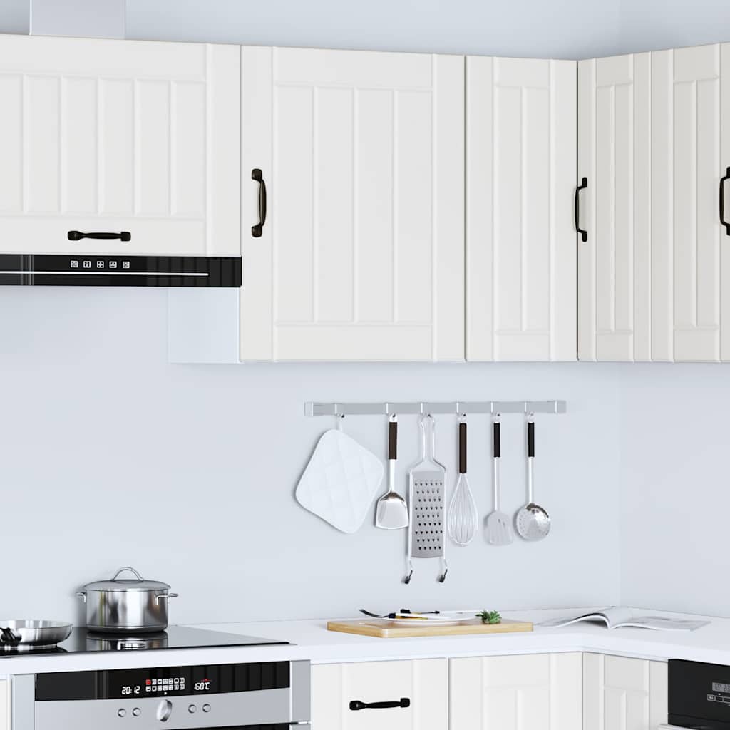 vidaXL Kitchen Wall Cabinet "Lucca" White Engineered Wood