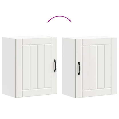 vidaXL Kitchen Wall Cabinet "Lucca" White Engineered Wood