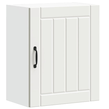 vidaXL Kitchen Wall Cabinets 2 pcs Lucca White Engineered Wood
