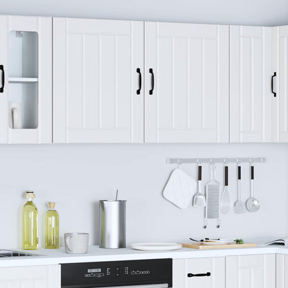 vidaXL Kitchen Wall Cabinets 2 pcs Lucca White Engineered Wood