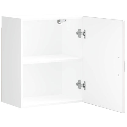 vidaXL Kitchen Wall Cabinets 2 pcs Lucca White Engineered Wood