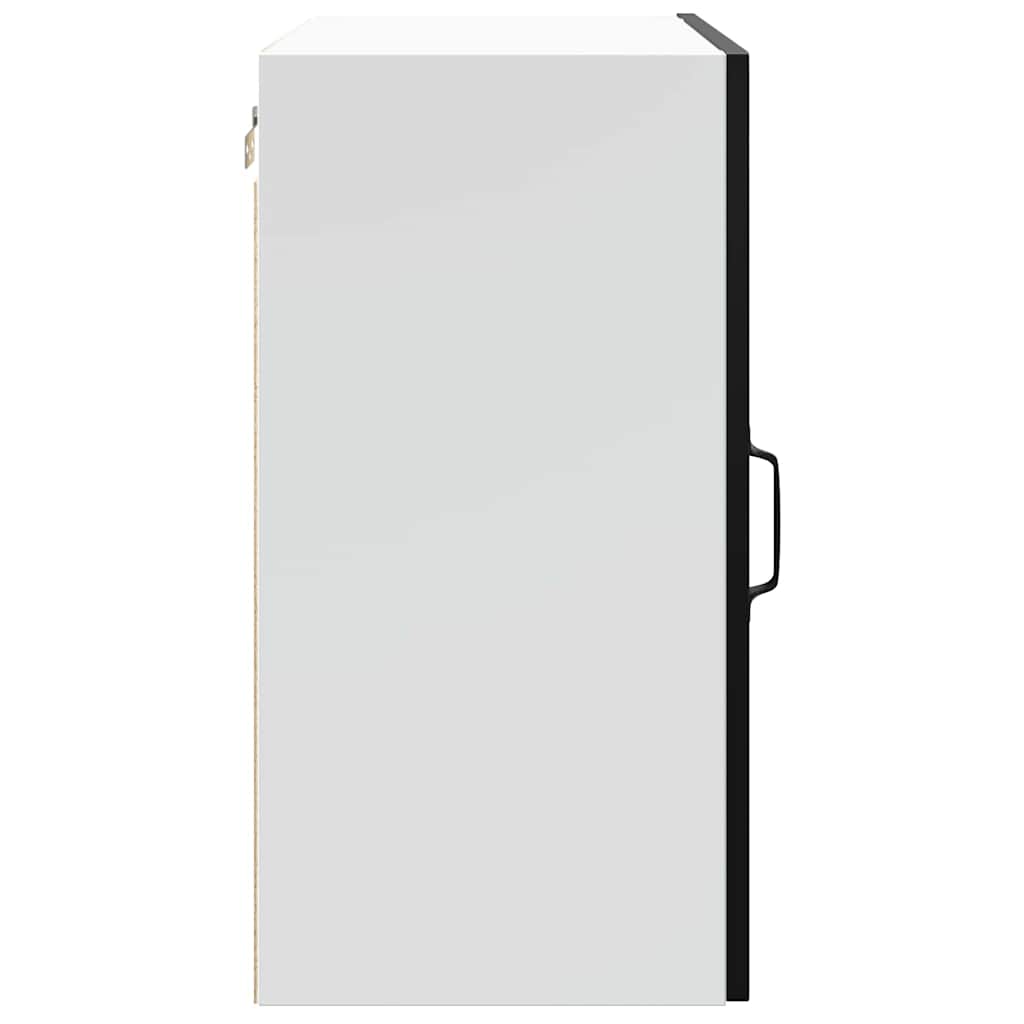 vidaXL Kitchen Wall Cabinets 2 pcs "Lucca" Black Engineered Wood
