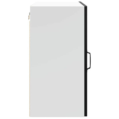 vidaXL Kitchen Wall Cabinets 2 pcs "Lucca" Black Engineered Wood