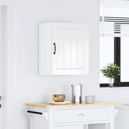 vidaXL Kitchen Wall Cabinet "Lucca" High Gloss White Engineered Wood