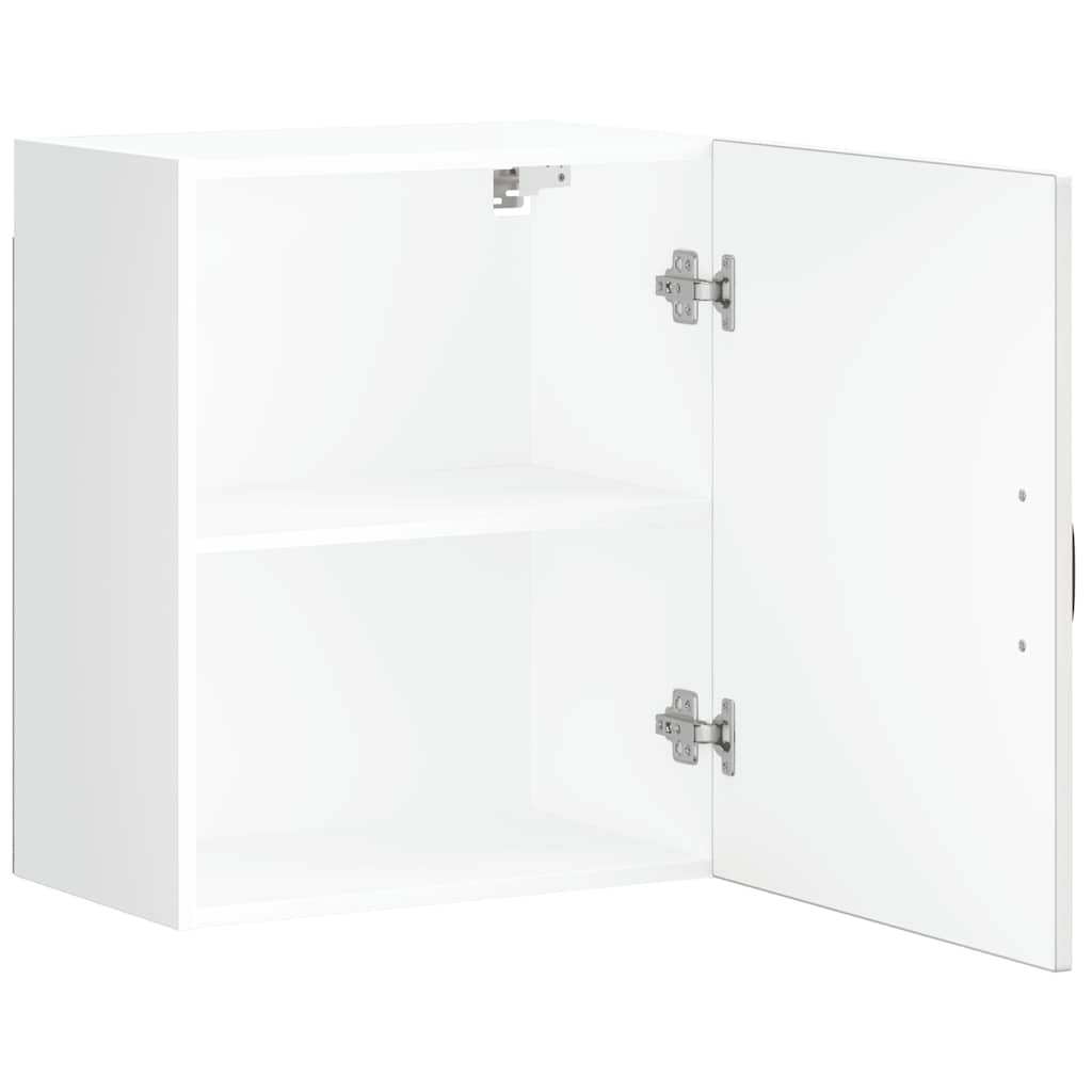vidaXL Kitchen Wall Cabinet "Lucca" High Gloss White Engineered Wood