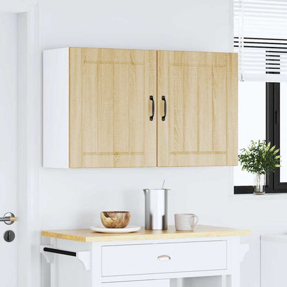vidaXL Kitchen Wall Cabinets 2 pcs Lucca Sonoma Oak Engineered Wood