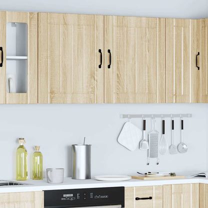 vidaXL Kitchen Wall Cabinets 2 pcs Lucca Sonoma Oak Engineered Wood
