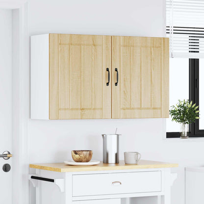 vidaXL Kitchen Wall Cabinets 2 pcs Lucca Sonoma Oak Engineered Wood