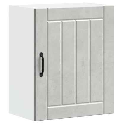 vidaXL Kitchen Wall Cabinet "Lucca" Concrete Grey Engineered Wood