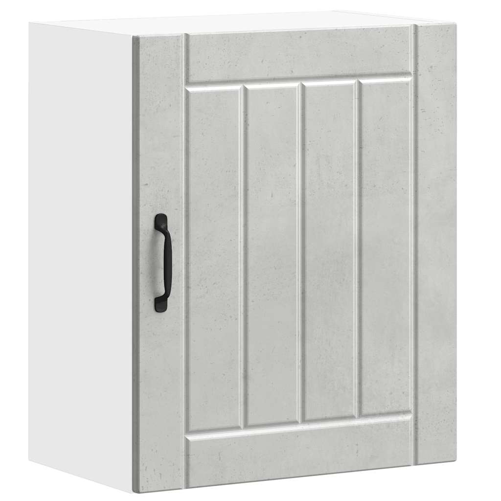 vidaXL Kitchen Wall Cabinets 2 pcs Lucca Concrete Grey Engineered Wood